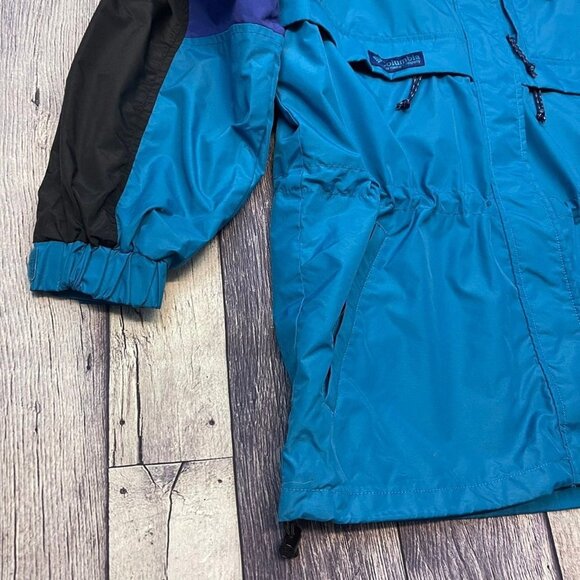 Vintage Columbia Women's Medium Retro Neon Ski Snowboarding Winter Jacket Coat - Picture 3 of 11